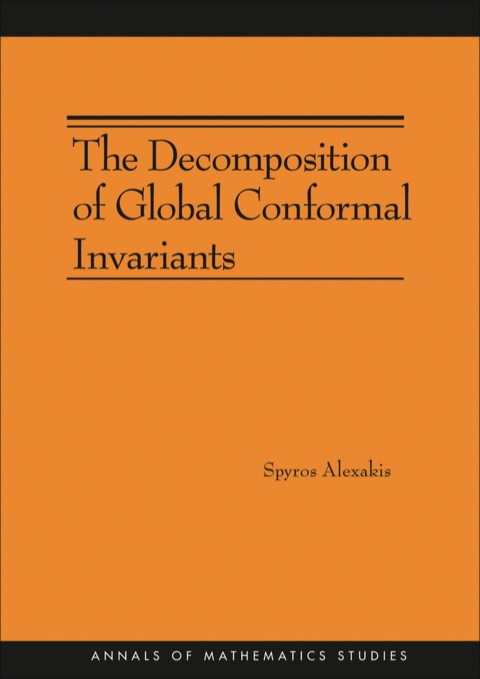 Cover image for book The Decomposition of Global Conformal Invariants