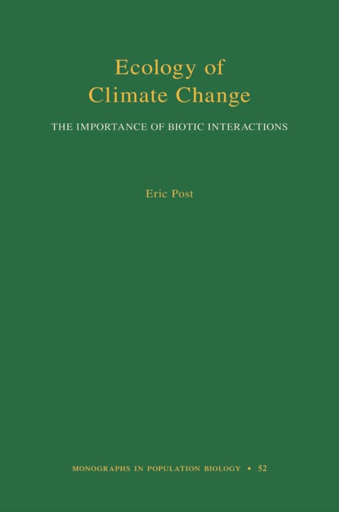 Cover image for book Ecology of Climate Change