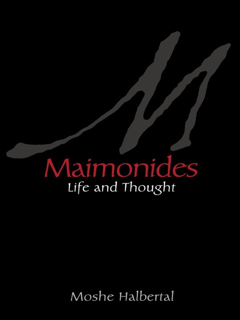 Cover image for book Maimonides