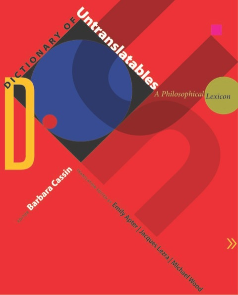 Cover image for book Dictionary of Untranslatables