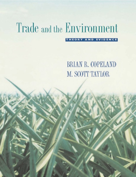 Cover image for book Trade and the Environment