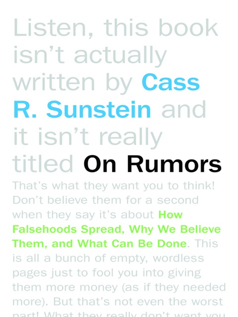 Cover image for book On Rumors