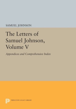 The Letters of Samuel Johnson, Volume V