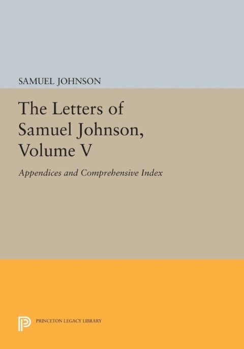 Cover image for book The Letters of Samuel Johnson, Volume V