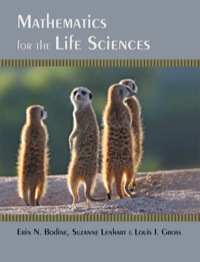 Cover image: Mathematics for the Life Sciences 9780691150727