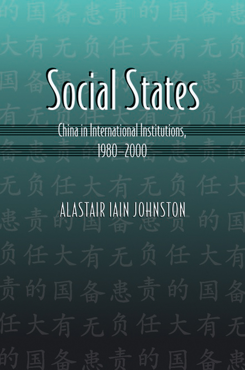 Cover image for book Social States