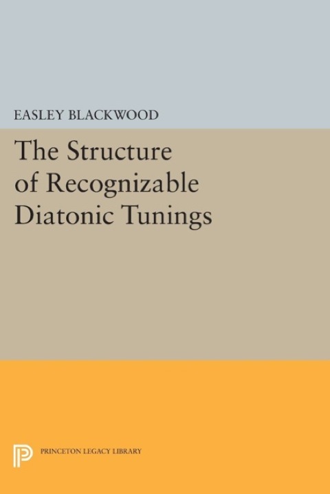 Cover image for book The Structure of Recognizable Diatonic Tunings