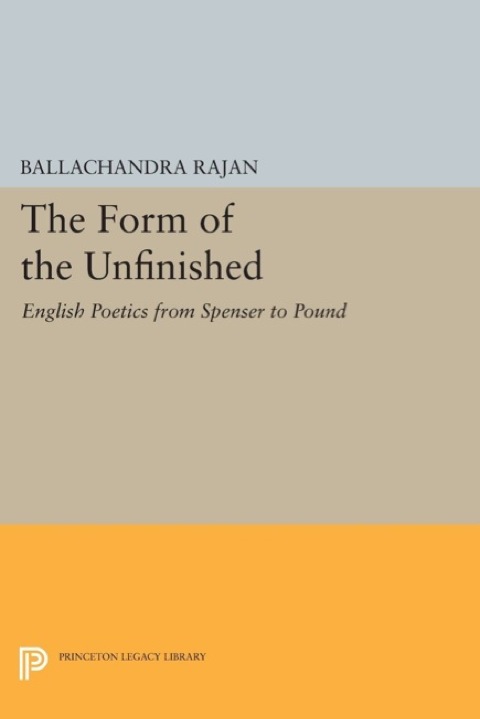 Cover image for book The Form of the Unfinished