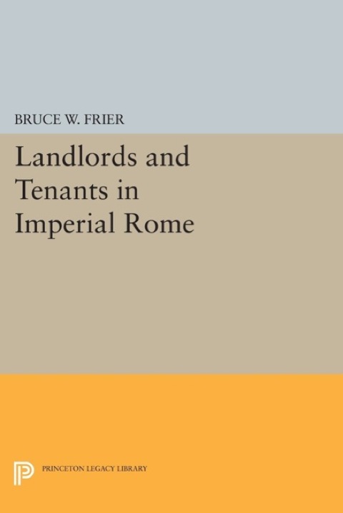 Cover image for book Landlords and Tenants in Imperial Rome