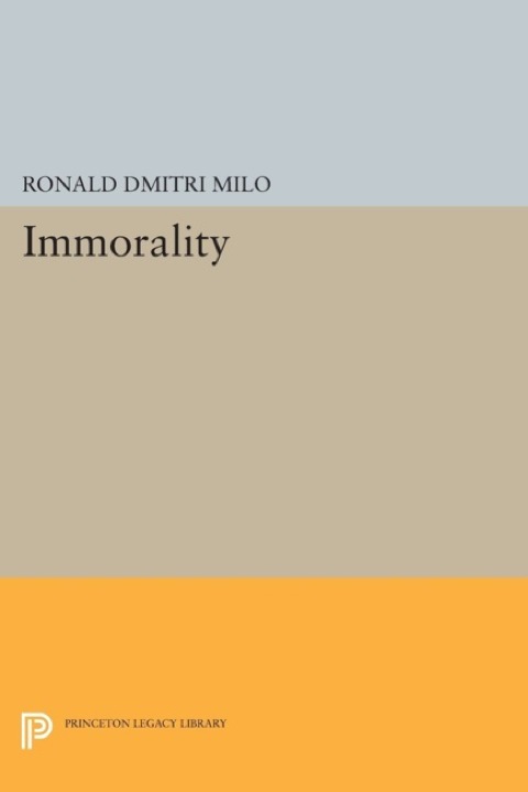 Cover image for book Immorality
