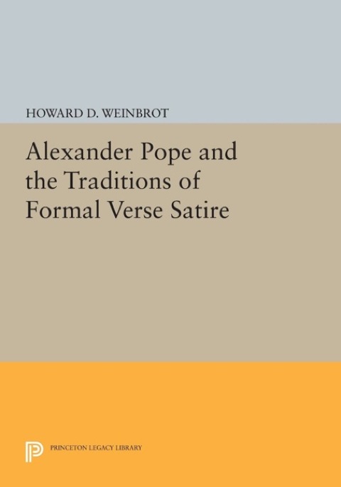 Cover image for book Alexander Pope and the Traditions of Formal Verse Satire