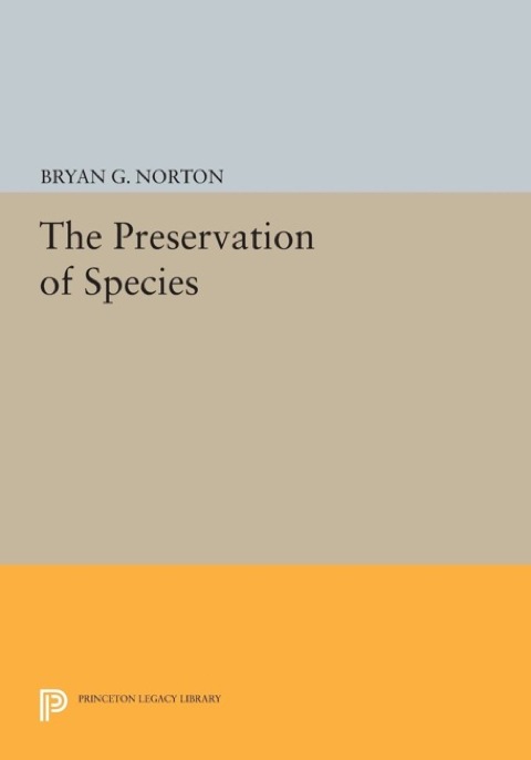 Cover image for book The Preservation of Species