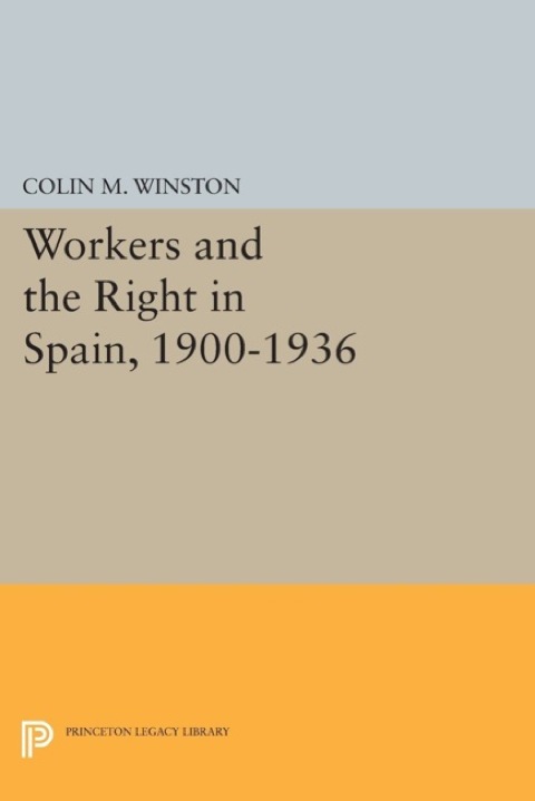 Cover image for book Workers and the Right in Spain, 1900-1936