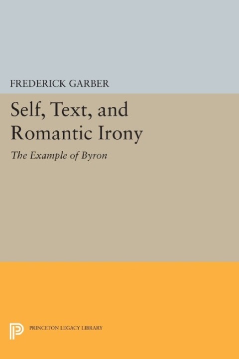 Cover image for book Self, Text, and Romantic Irony