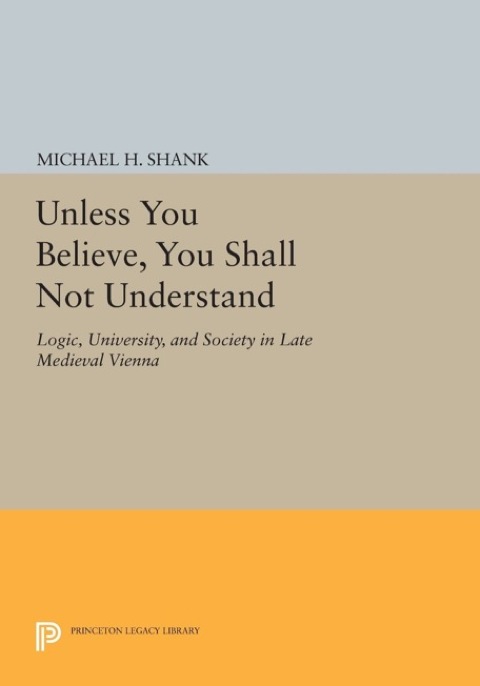 Cover image for book Unless You Believe, You Shall Not Understand