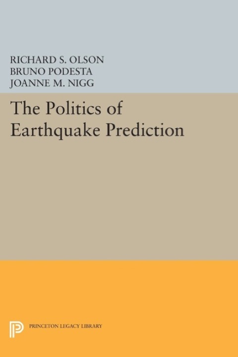 Cover image for book The Politics of Earthquake Prediction