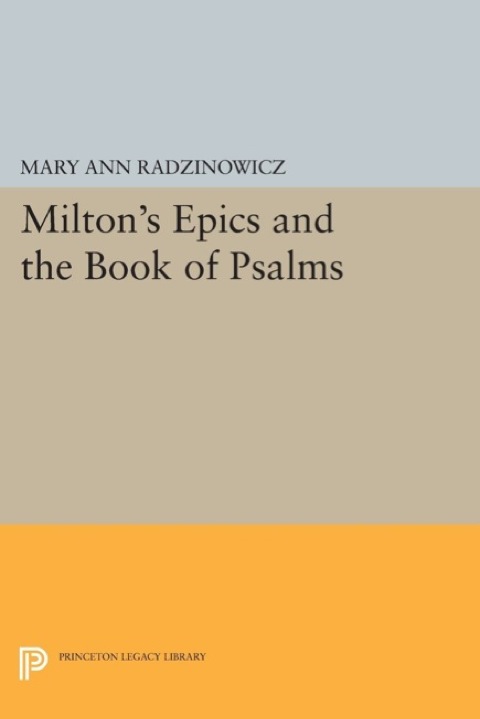 Cover image for book Milton's Epics and the Book of Psalms