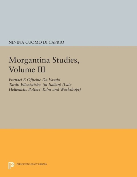 Cover image for book Morgantina Studies, Volume III