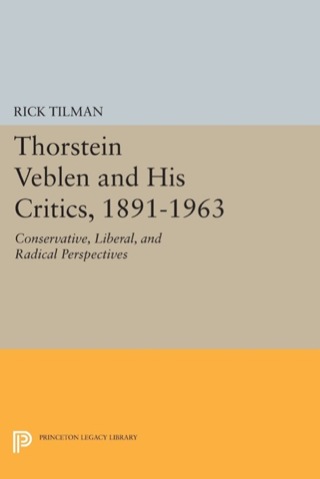 Thorstein Veblen and His Critics, 1891-1963
