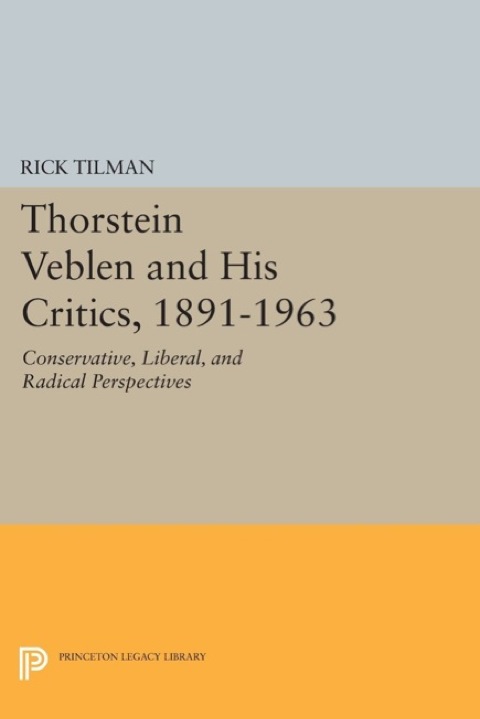 Cover image for book Thorstein Veblen and His Critics, 1891-1963
