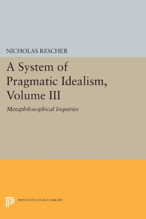 Cover image for book A System of Pragmatic Idealism, Volume III