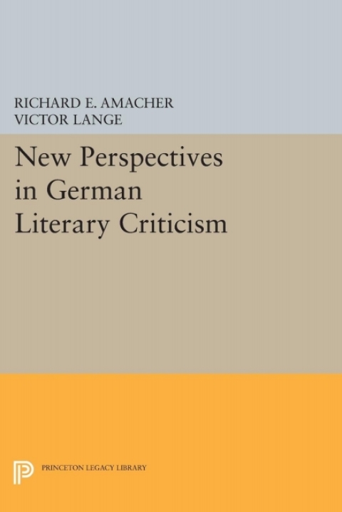 Cover image for book New Perspectives in German Literary Criticism
