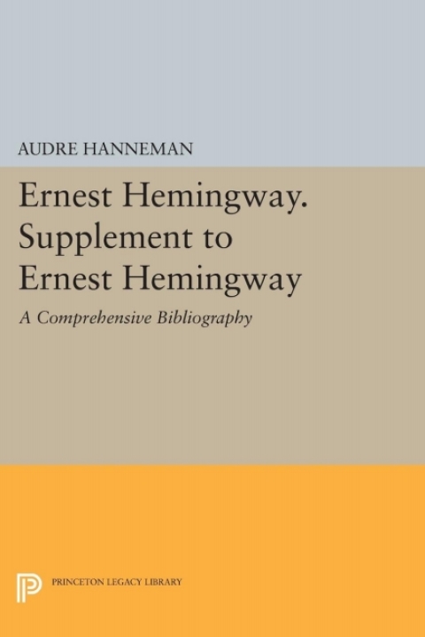 Cover image for book Ernest Hemingway. Supplement to Ernest Hemingway