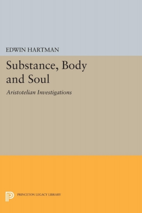 Cover image for book Substance, Body and Soul