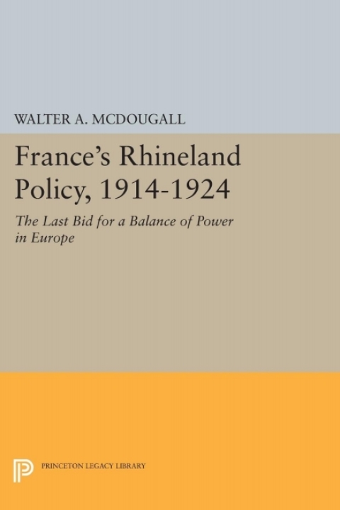 Cover image for book France's Rhineland Policy, 1914-1924