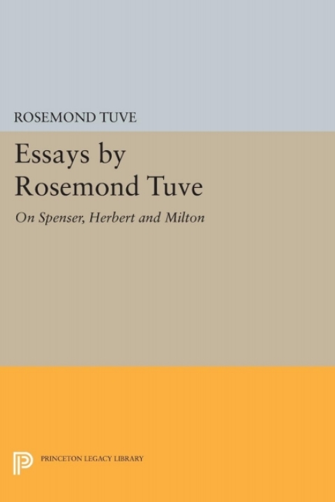Cover image for book Essays by Rosemond Tuve