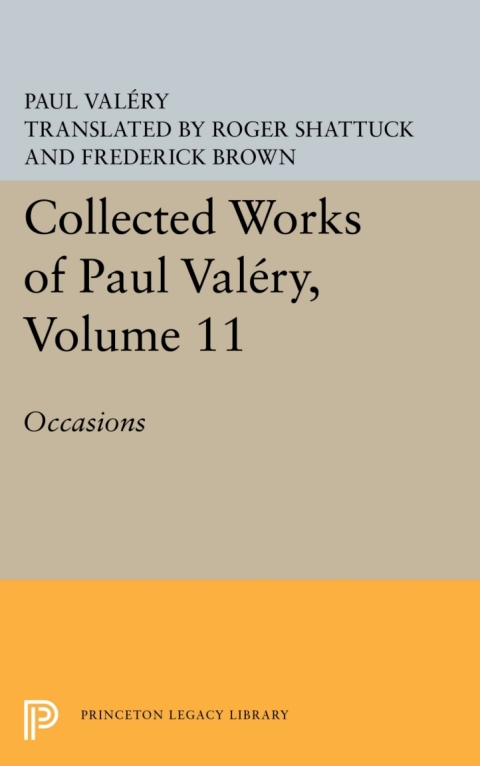 Cover image for book Collected Works of Paul Valery, Volume 11