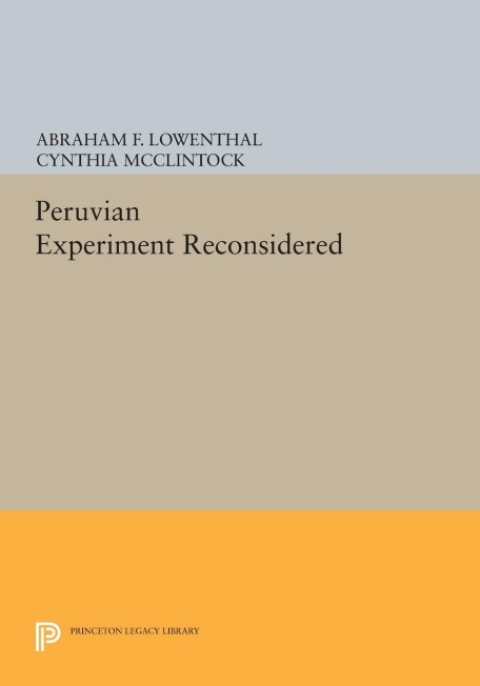 Cover image for book The Peruvian Experiment Reconsidered