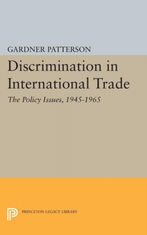 Cover image for book Discrimination in International Trade, The Policy Issues