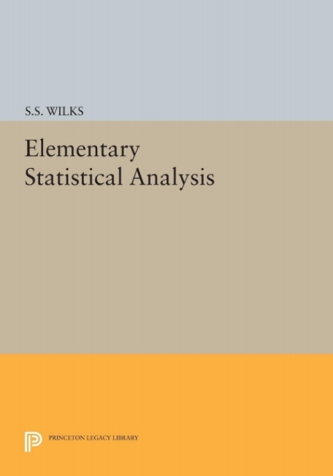 Cover image for book Elementary Statistical Analysis