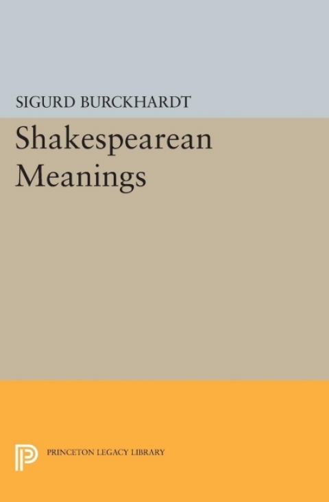 Cover image for book Shakespearean Meanings