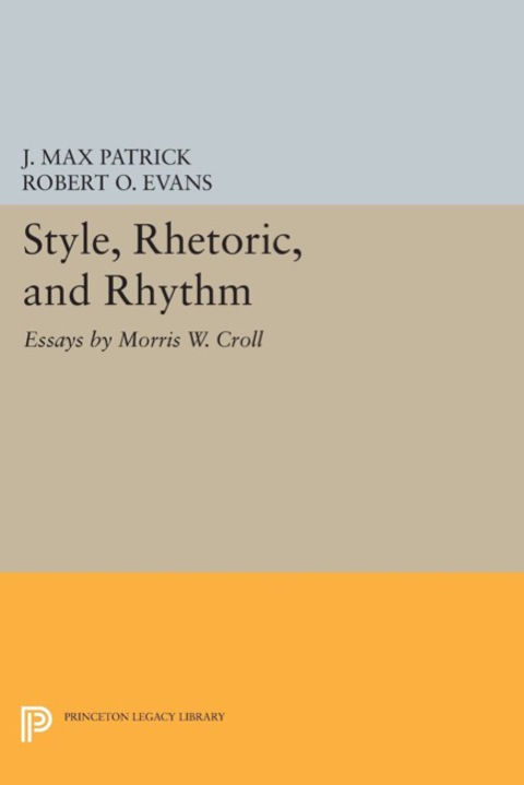 Cover image for book Style, Rhetoric, and Rhythm