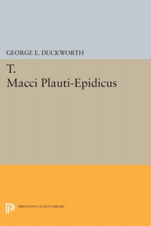 Cover image for book T. Macci Plauti-Epidicus