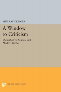 Cover image: Window to Criticism 9780691651514
