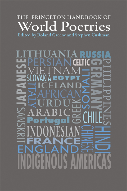 Cover image for book The Princeton Handbook of World Poetries