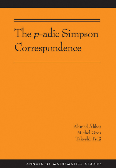 Cover image for book The p-adic Simpson Correspondence
