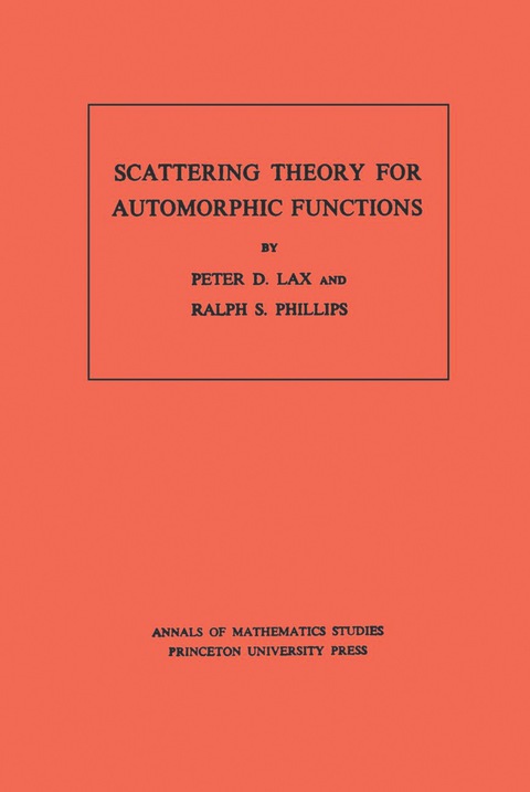 Cover image for book Scattering Theory for Automorphic Functions