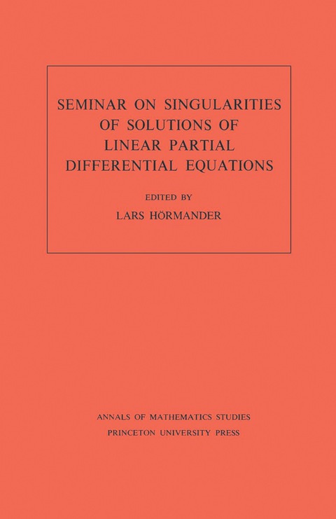 Cover image for book Seminar on Singularities of Solutions of Linear Partial Differential Equations