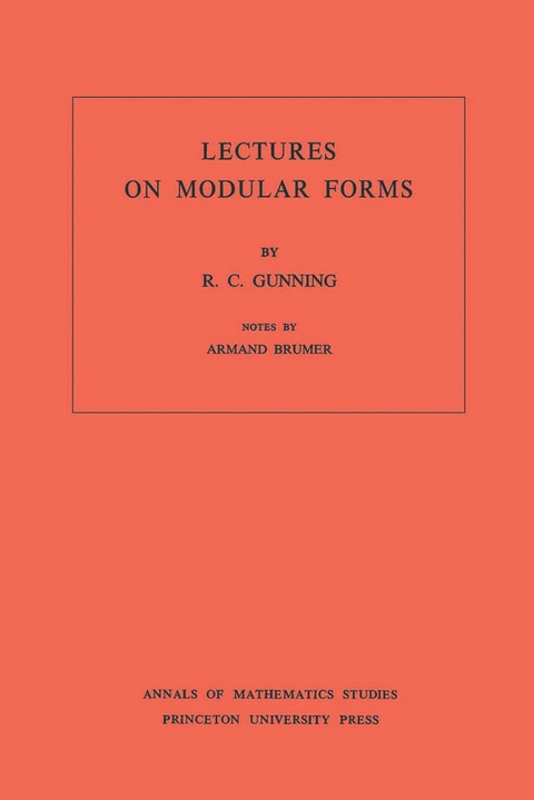 Cover image for book Lectures on Modular Forms