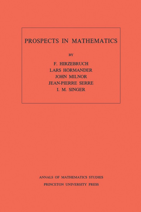Cover image for book Prospects in Mathematics