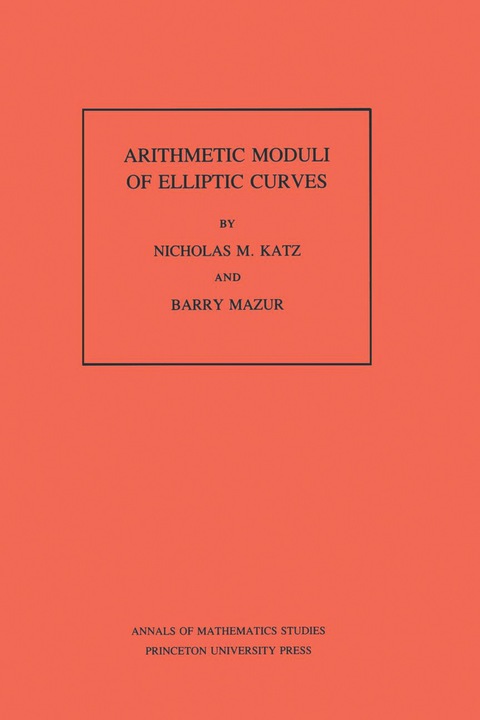 Cover image for book Arithmetic Moduli of Elliptic Curves
