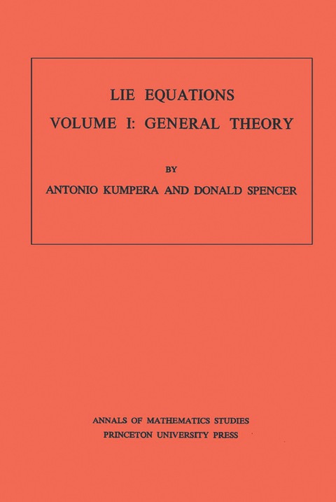 Cover image for book Lie Equations, Vol. I