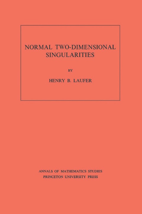 Cover image for book Normal Two-Dimensional Singularities