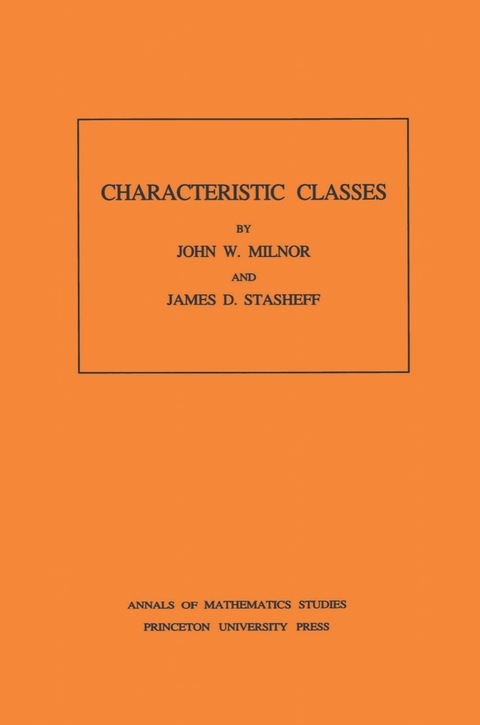 Cover image for book Characteristic Classes