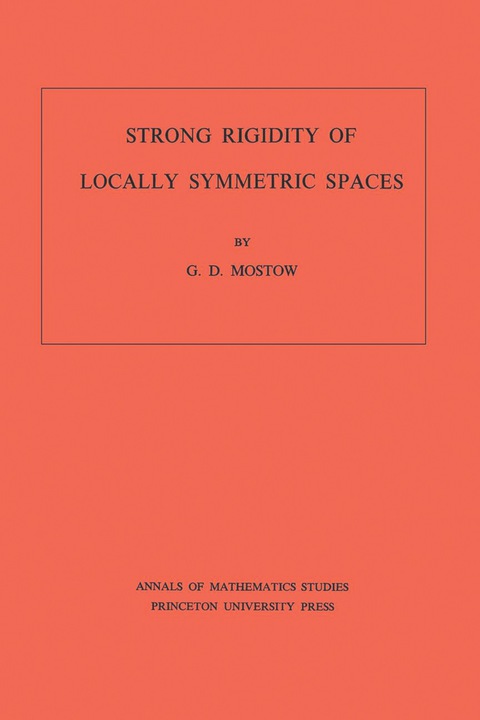 Cover image for book Strong Rigidity of Locally Symmetric Spaces