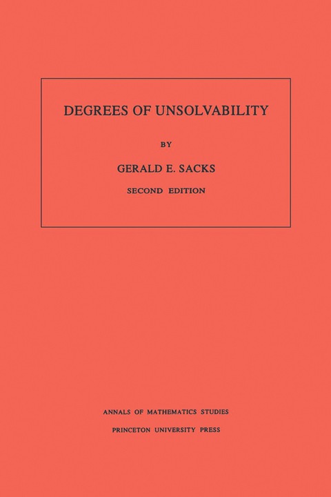 Cover image for book Degrees of Unsolvability
